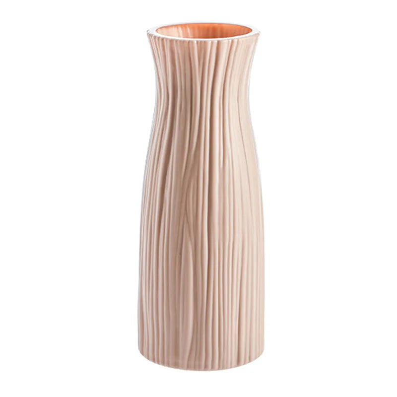 White Imitation Ceramic Flower Pot