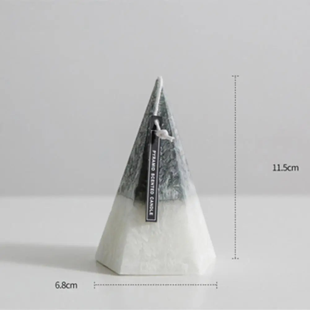Luxury Nordic Style Geometric Cone Pentagonal Aromatherapy Candle