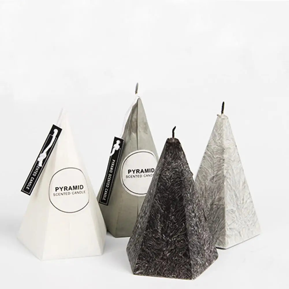 Luxury Nordic Style Geometric Cone Pentagonal Aromatherapy Candle