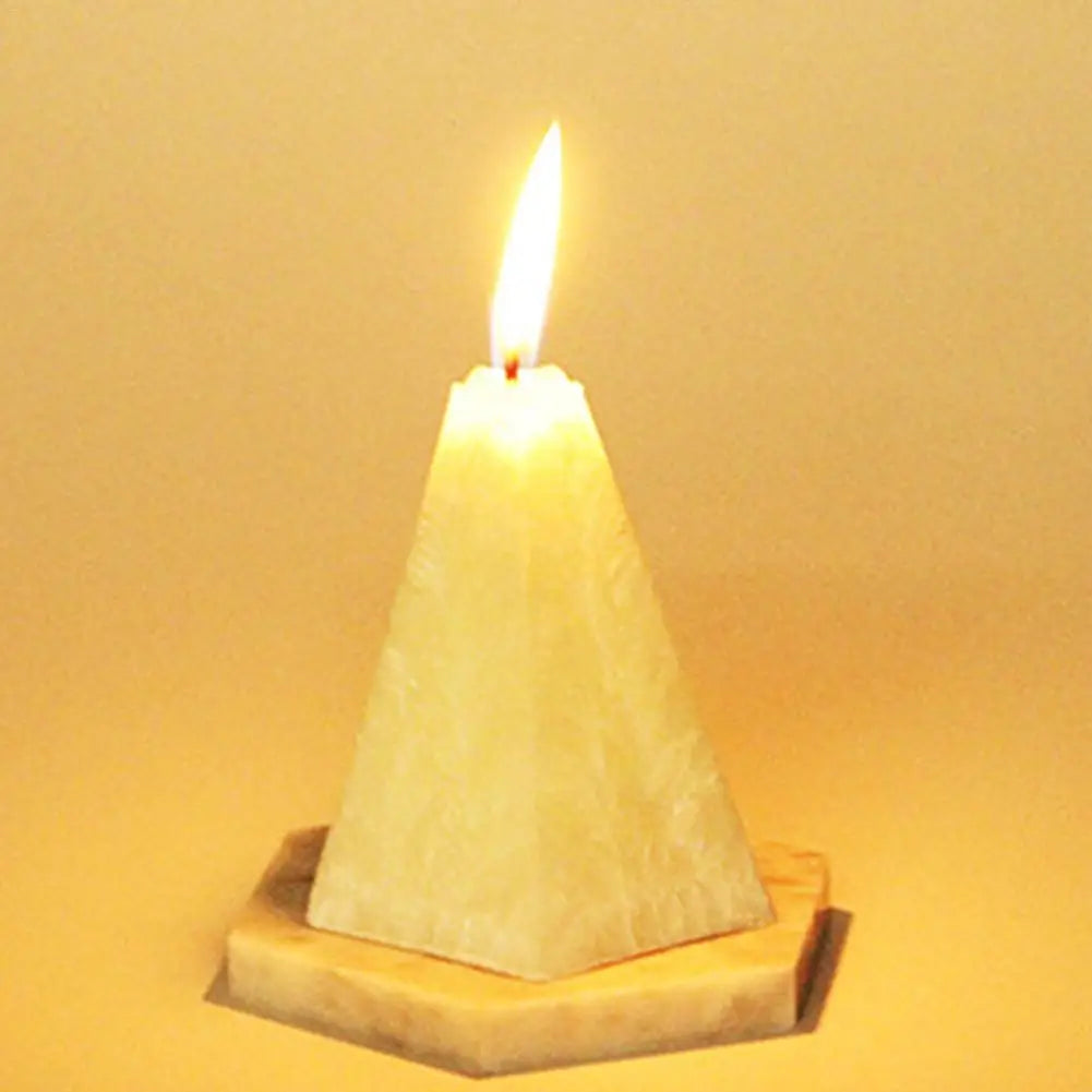 Luxury Nordic Style Geometric Cone Pentagonal Aromatherapy Candle