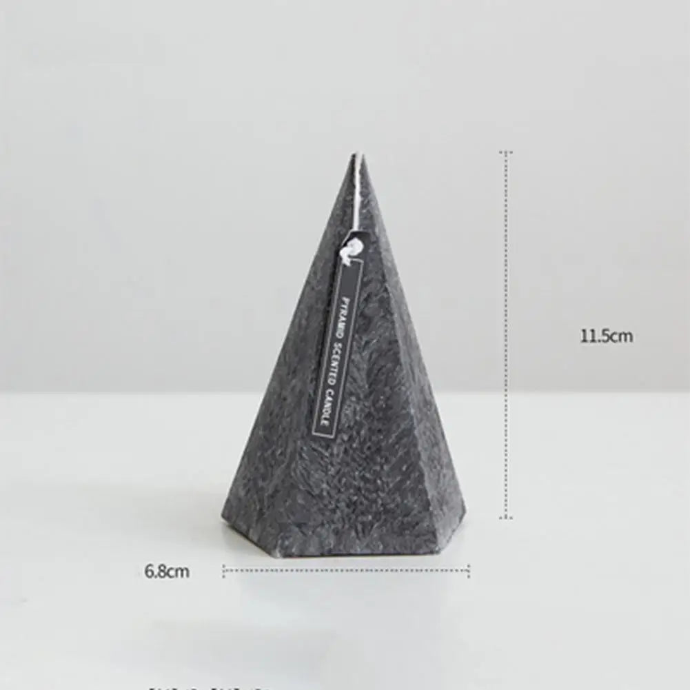 Luxury Nordic Style Geometric Cone Pentagonal Aromatherapy Candle