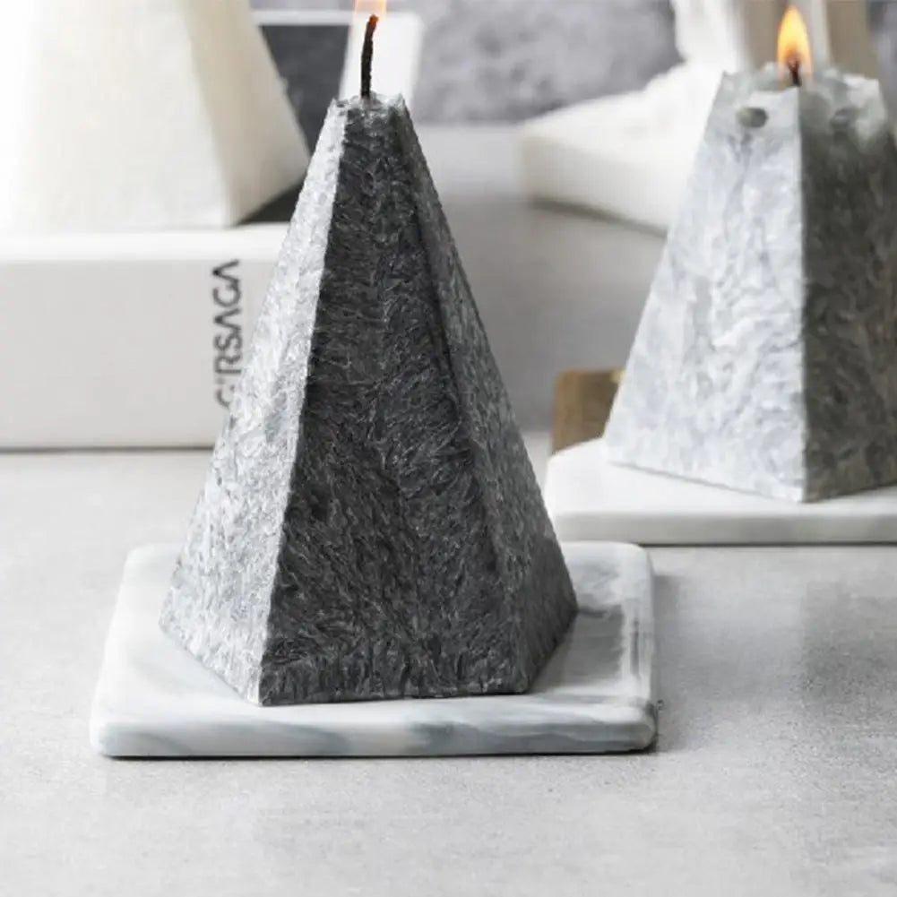Luxury Nordic Style Geometric Cone Pentagonal Aromatherapy Candle