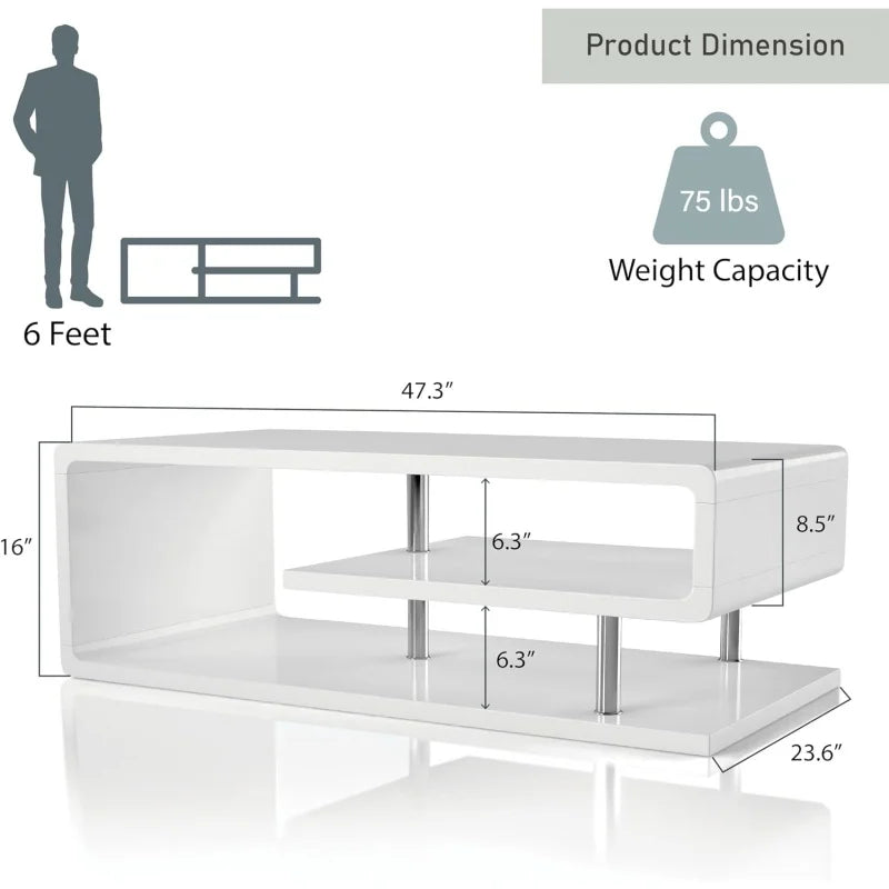 Vannie 47” Modern Rectangle