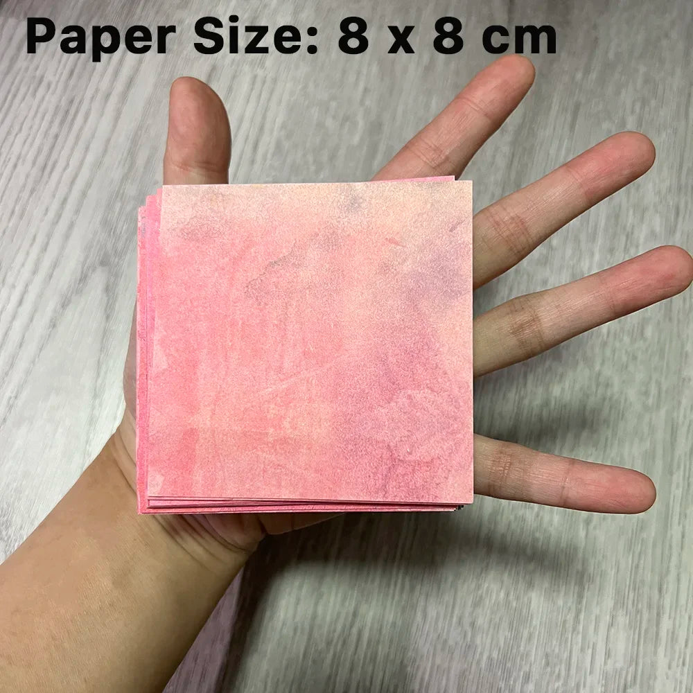Rainbow Color Texture Craft Paper