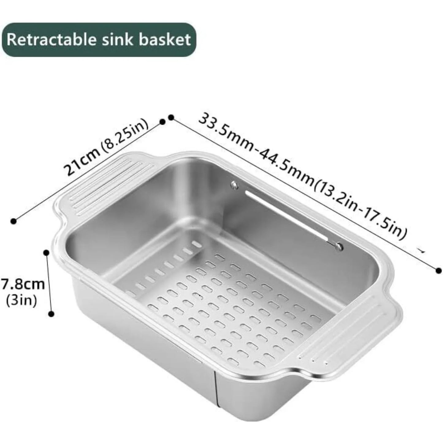 Retractable Kitchen Sink Basket