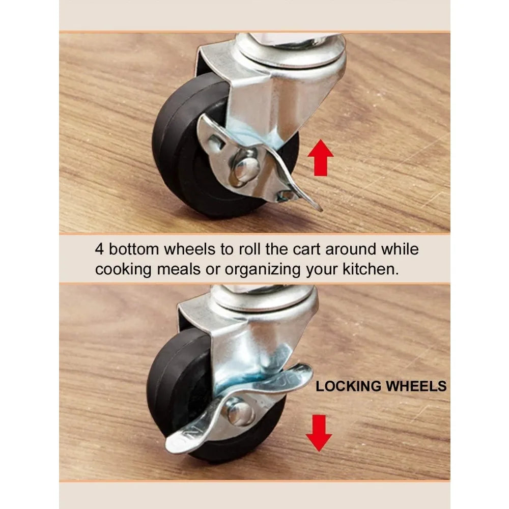 Rolling Portable Kitchen Islands