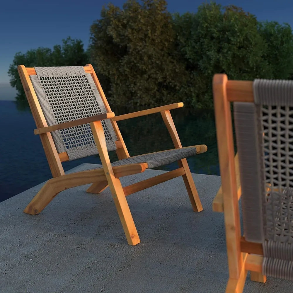 Outdoor Acacia Wood Chair