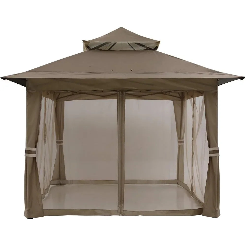 Patio Gazebo Outdoor Pop Up Gazebo With Mesh Walls
