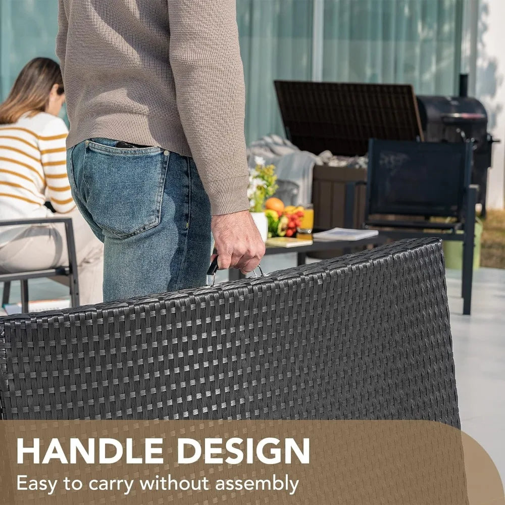 Rattan Patio Chaise Lounge Sets