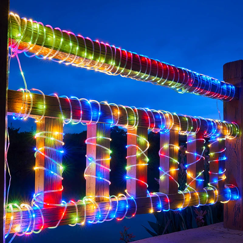 Solar Tube Rope Fairy Light Lamp