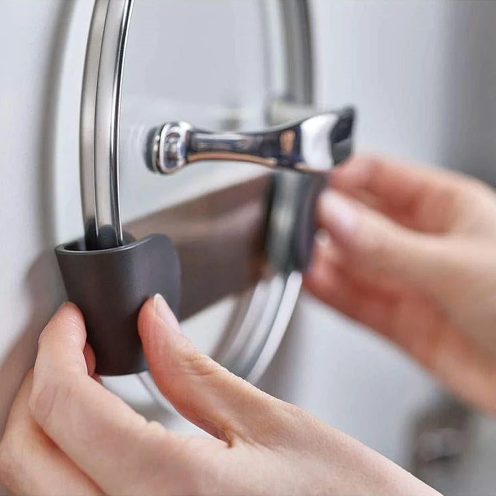 Wall-Mounted Hanging Pot and Pan Lid Holder