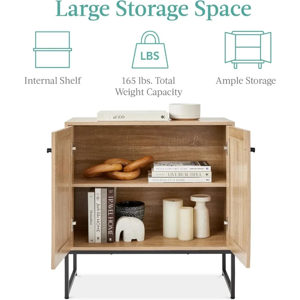 Rattan locker, dining room furniture, dining room multi-function sideboard, suitable for dining room, kitchen