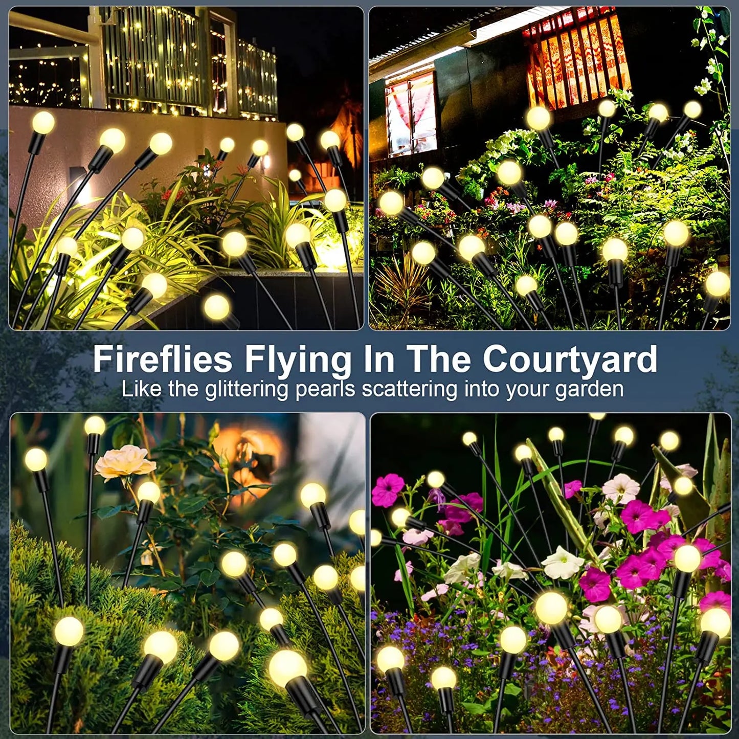 Powered Firefly Lights Outdoor Garden Lights