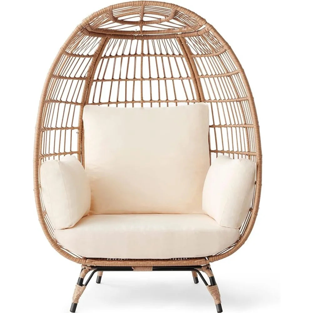 Oversized  Wicker Egg Chair