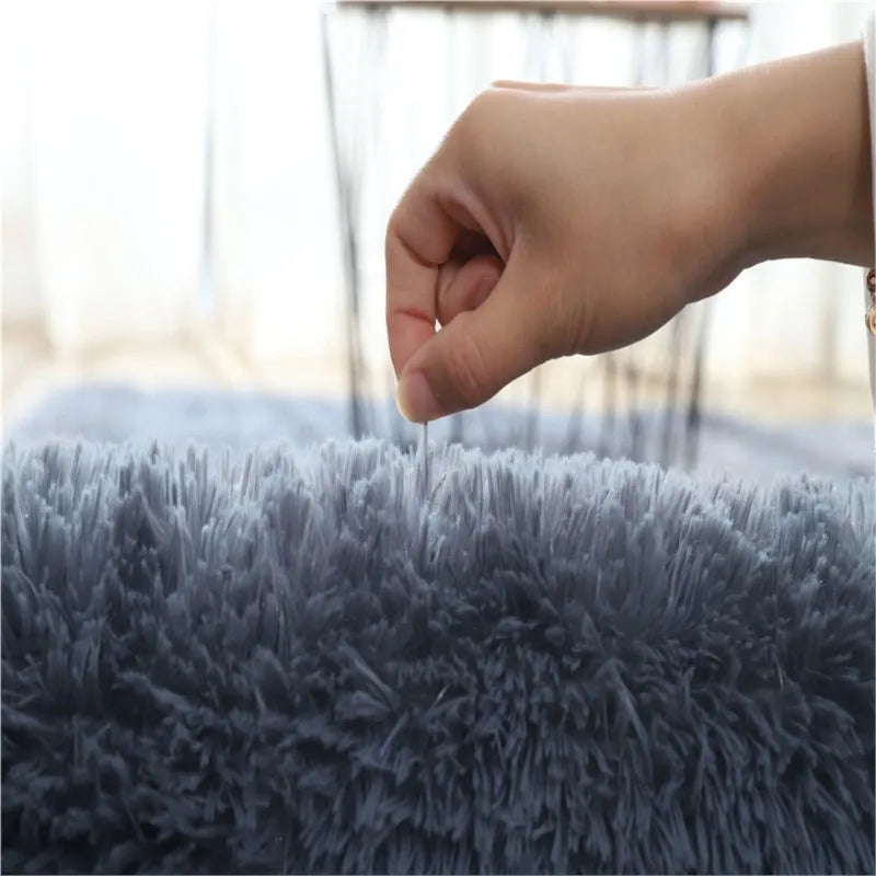 Lellen Hairy Plush Rugs