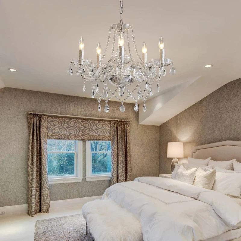 Luxury European Crystal Chandelier, Home Decor