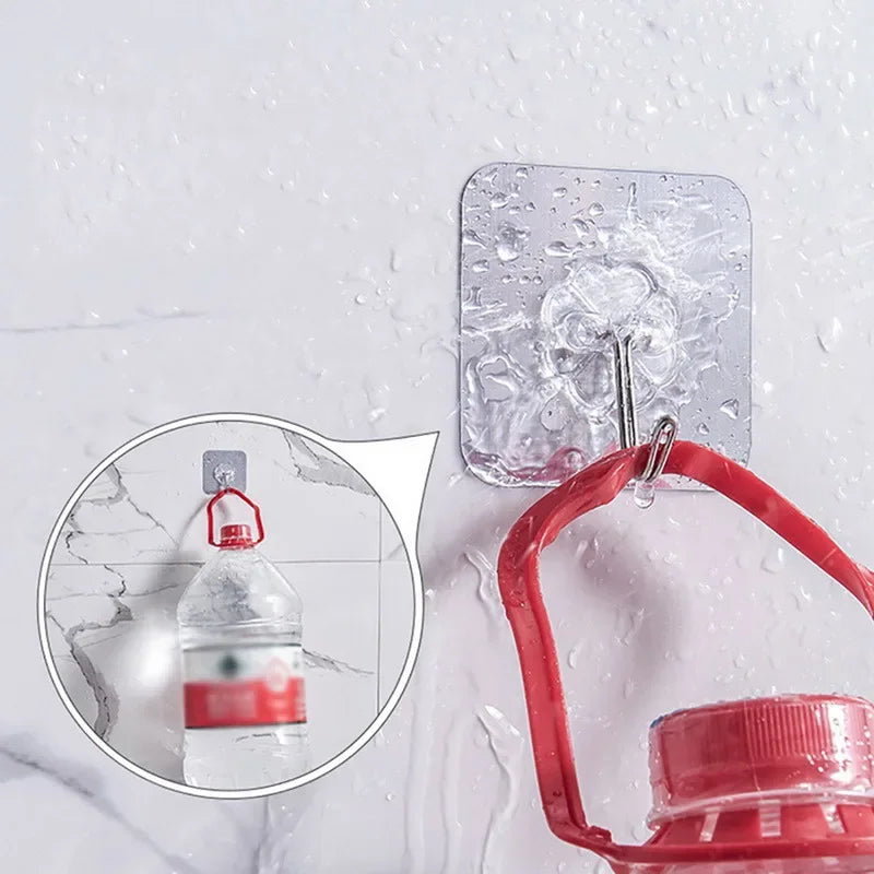 Transparent Self Adhesive Key Storage Hanger Hooks