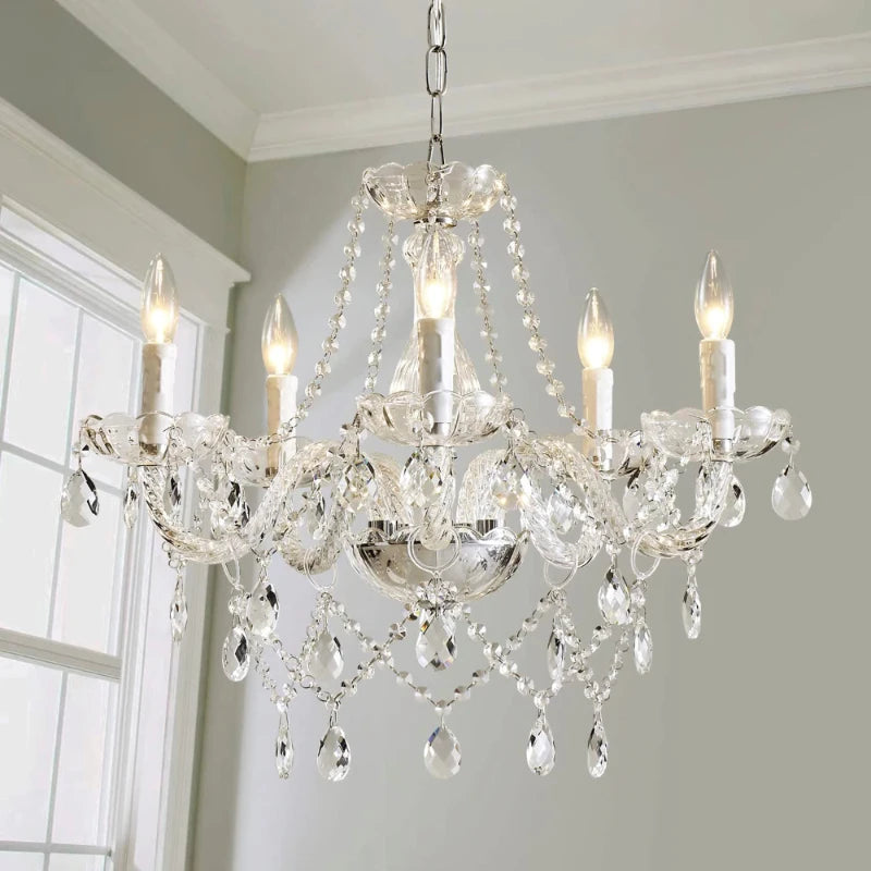 Luxury European Crystal Chandelier, Home Decor