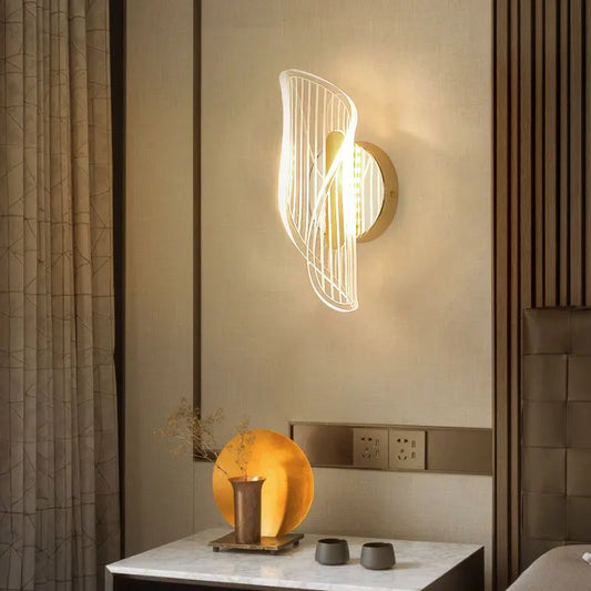 Wall Sconce Light Acrylic Bedside Wall Lamp