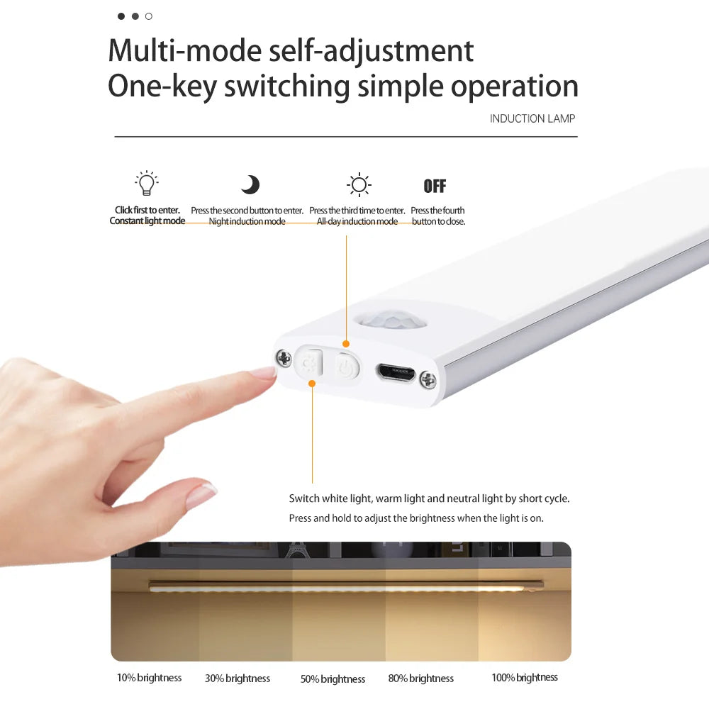 Rechargeable Cabinet Night Lamp