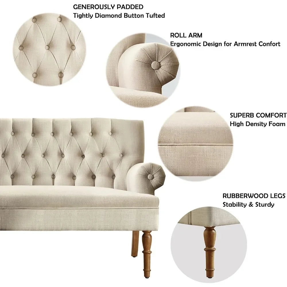 Standard Living Room Two-Seater Sofa