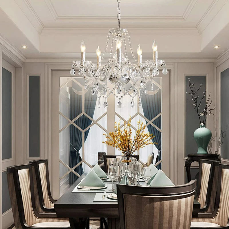 Luxury European Crystal Chandelier, Home Decor