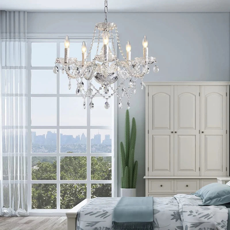 Luxury European Crystal Chandelier, Home Decor